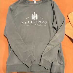 Women's Crewneck Sweater in Gray